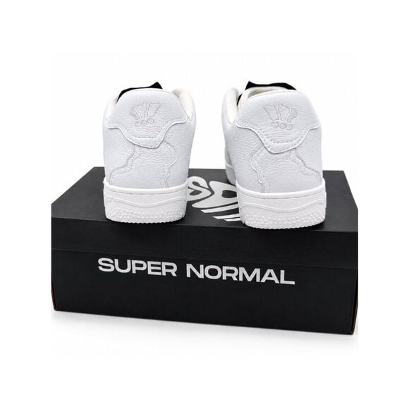 MSCHF Super Normal 2 Common White Leather Sneakers Men’s 14 New in Box main image 9